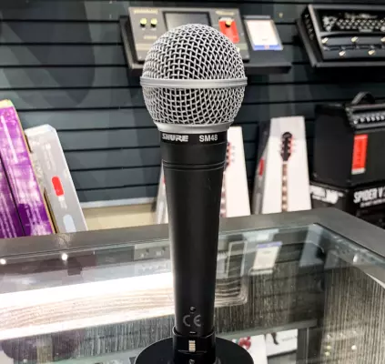 Shure - SM48 Unidirectional Dynamic Microphone, No Cable